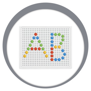 Quadro Para Desenho Com Pinos 16x14cm-839319-15594