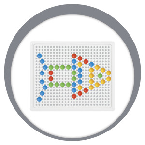 Quadro Para Desenho Com Pinos 16x14cm-839319-21299