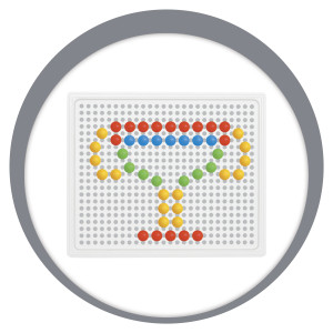 Quadro P/desenho Pixel 16x14cm-839319-68855