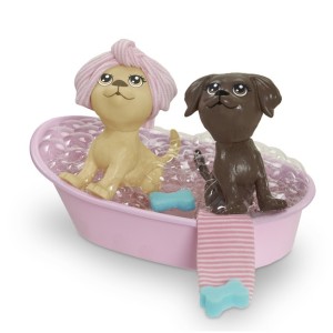 Cachorrinhos Da Barbie 12cm Com Acessórios De Banho-1288-24849