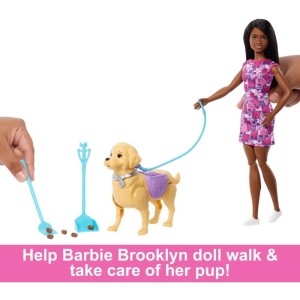 Barbie Family Brooklyn Passeio De Cachorrinh-112983-28840