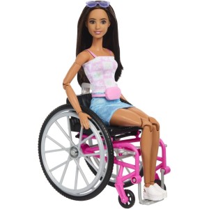 Barbie Fashion Boneca Cadeira De Rodas E Cão-113089-17220