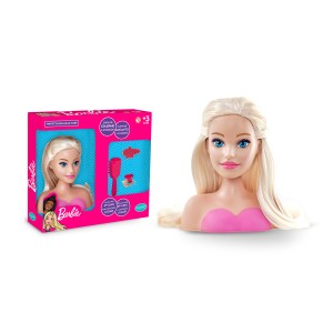 Boneca Mini Busto Barbie 15cm Com Acessórios Para Cabelo-1296-38448