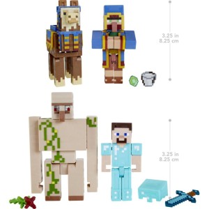 Boneco E Personagem Minecraft 2-pack Fig. 8cm (s)-095303-27932