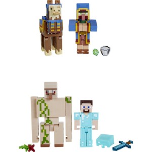 Boneco E Personagem Minecraft 2-pack Fig. 8cm (s)-095303-61063