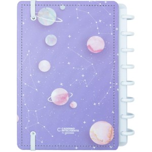 Caderno Inteligente A5 Purple Galaxy By Gocase-111885-24246