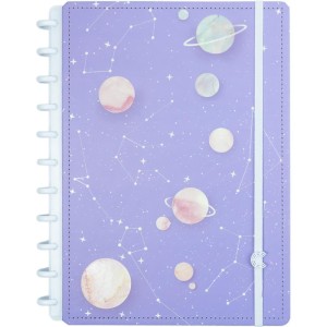 Caderno Inteligente Grande Purple Galaxy By Gocase-111887-28539