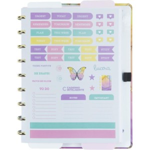 Caderno Inteligente Medio By Luara Aurora 80fls-111917-52356