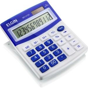 Calculadora De Mesa 12 Digitos Mv4125 Azul-112249-44471