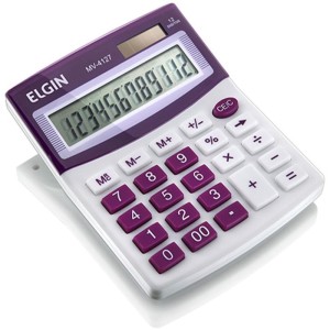 Calculadora De Mesa 12 Digitos Mv4127 Roxa-112247-30262