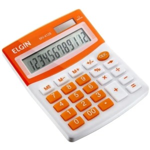 Calculadora De Mesa 12 Digitos Mv4128 Laranja-112248-22432