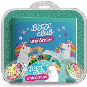 Livro Brinquedo Ilustrado Bff Unicornios C/micangas-111915-13326