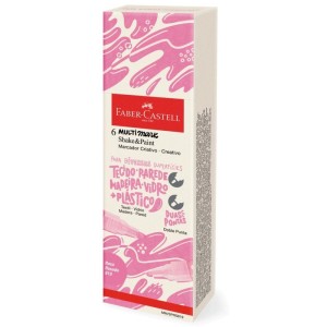 Pincel Marcador Artesanato Multimark S/p Rosa Com 6-111959-54867