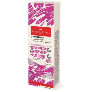 Pincel Marcador Artesanato Multimark S/p Rosa Metal C/6-111960-61422