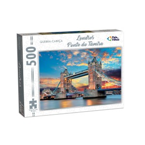 Q. Cabeca 500 Pcs - Londres Ponte Do Tamisa-792461-26679