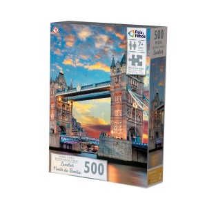 Q. Cabeca 500 Pcs - Londres Ponte Do Tamisa-792461-592