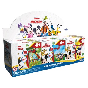 Mini Quebra-cabeca Mickey - Madeira-811080-997