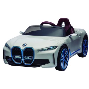 Carro Elétrico Infantil Bmw I4 12v Controle Remoto Branco