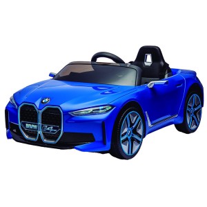 Carro Elétrico Infantil Bmw I4 12v Controle Remoto Azul-9981