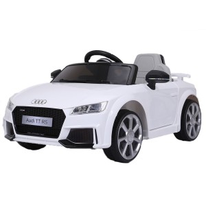 Carro Elétrico Audi Ttrs 12v Controle Remoto Branco-9013