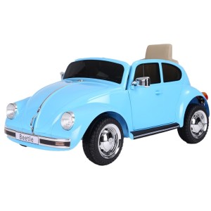 Carro Elétrico Vw Beetle 12v Controle Remoto Azul-9008-319