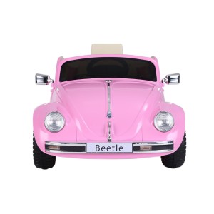 Carro Elétrico Vw Beetle 12v Controle Remoto Rosa-9776-866-55228