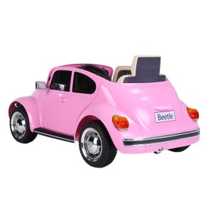 Carro Elétrico Vw Beetle 12v Controle Remoto Rosa-9776-866-88798