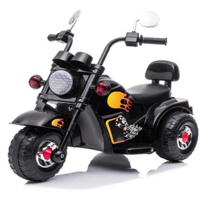 Mini Moto Elétrica Infantil 6v Preto-9021