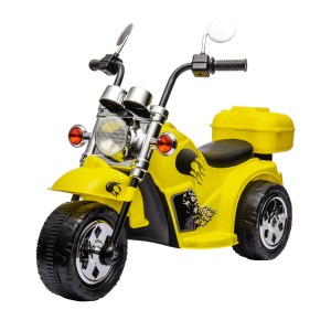 Mini Moto Elétrica Infantil 6v Amarelo