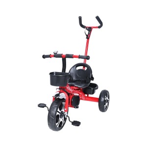 Triciclo Com Apoiador Vermelho-7632