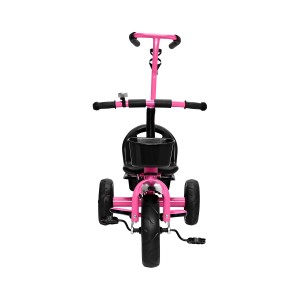 Triciclo Com Apoiador Rosa-7631-79556