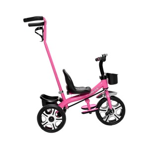 Triciclo Com Apoiador Rosa-7631-83156