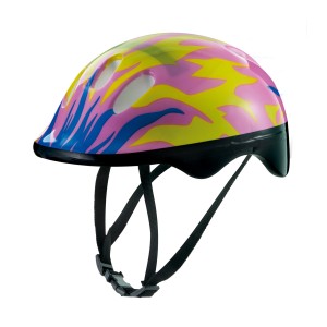 Capacete Rosa Chamas