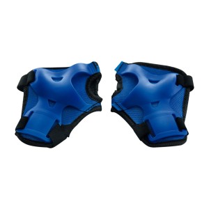 Kit De Proteção Azul Chamas Com Capacete-6653-24088