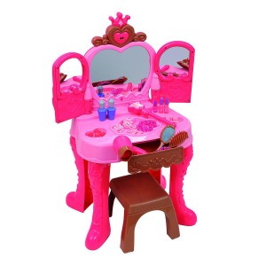 Penteadeira Mágica Princesa-rosa