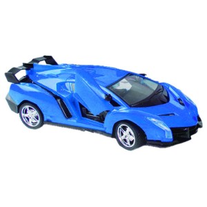 Carrinho Super Sport Azul 20cm Controle Remoto