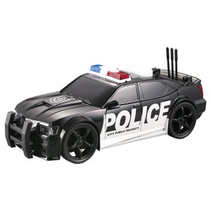 Carro Polícia Fricção 1:20 Luz E Som