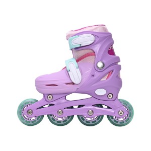 Patins In Line Ajustável Rosa 30-33-6637-50545