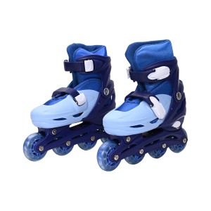 Kit Patins In Line Ajustável Azul 30-33-6639-16188