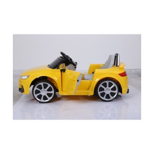 Carro Elétrico Audi Ttrs 12v Controle Remoto Amarelo-9014-22339