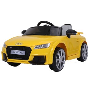 Carro Elétrico Audi Ttrs 12v Controle Remoto Amarelo-9014