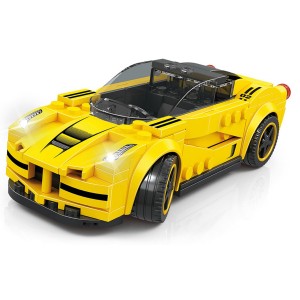 Super Carro Sport Amarelo 151 Peças