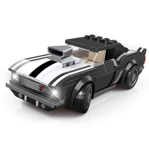 Super Carro Classic Preto E Branco 187 Peças