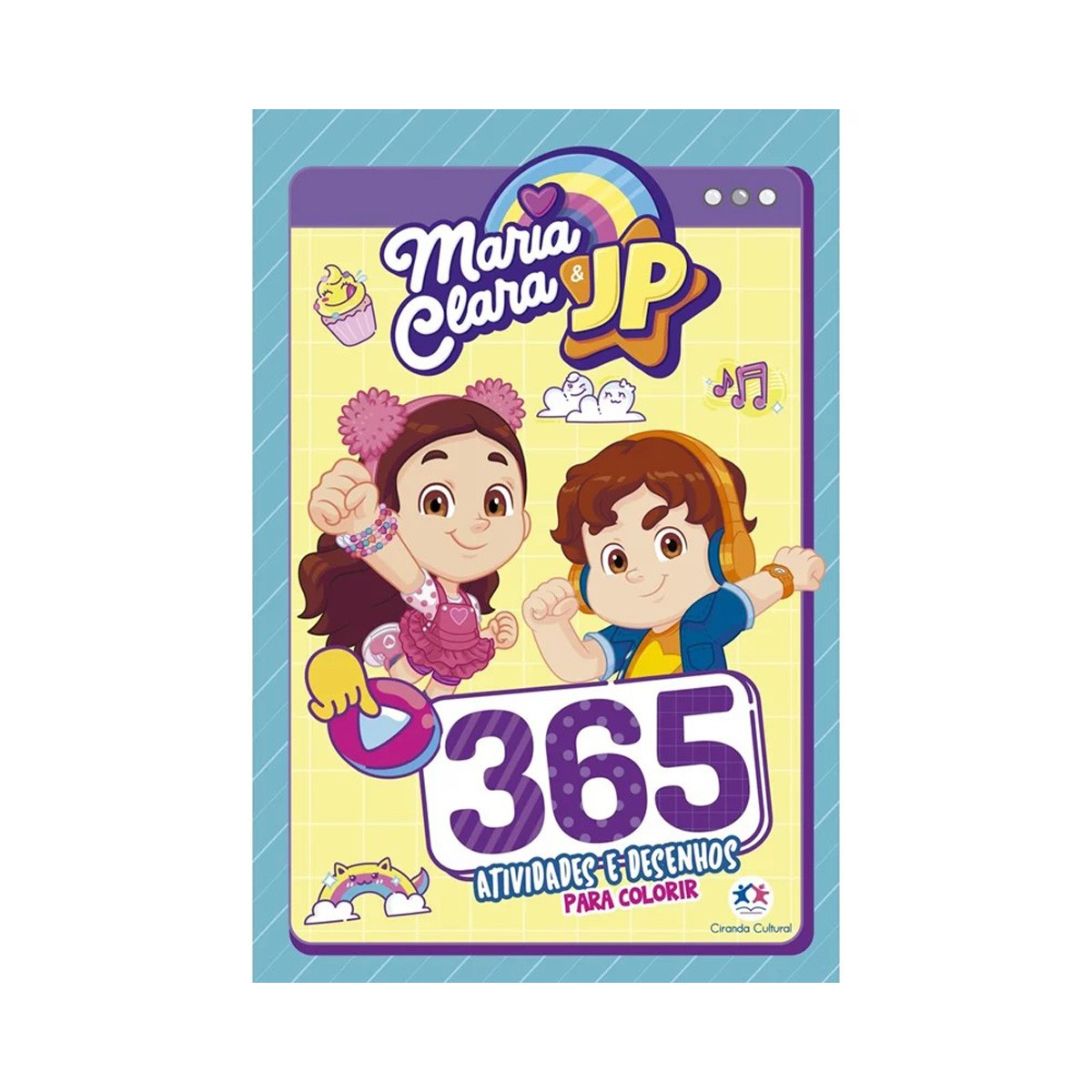Maria Clara E Jp - 365 Atividades E Desenhos Para Colorir-9786526107638