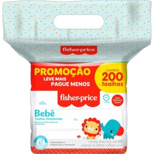 Toalhas Umedecidas Fisher-price C/perfume 200fls.-112631-30181