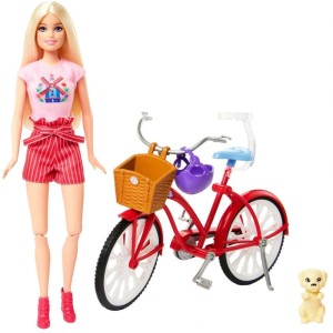 Barbie Estate Conj.bicicleta C/boneca E Cach-113109-67249