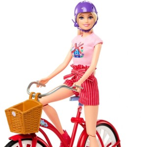 Barbie Estate Conj.bicicleta C/boneca E Cach-113109-74615