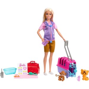 Barbie Profissoes Resgate De Animais Na Selva-113104-26858