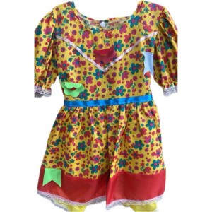 Fantasia Festa Junina Vestido Simples P (s)-113408-69574