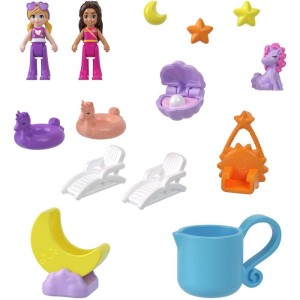 Polly Pocket Micro Conj. Boia Unicornio Flutuante-112853-25259